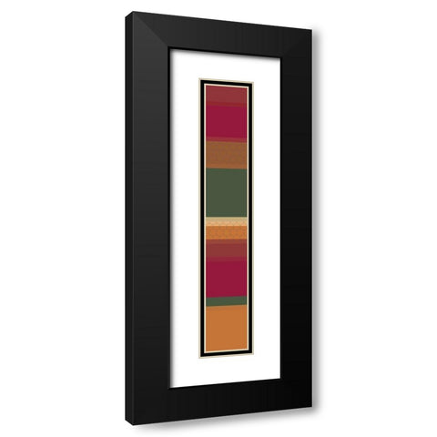 Tall Totem I Black Modern Wood Framed Art Print with Double Matting by Grayscale