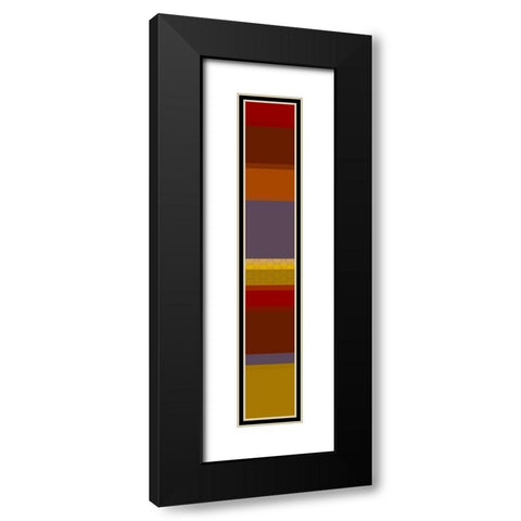 Tall Totem III Black Modern Wood Framed Art Print with Double Matting by Grayscale