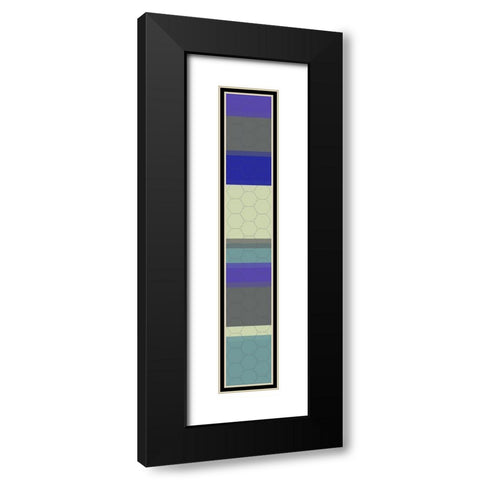 Tall Totem IV Black Modern Wood Framed Art Print with Double Matting by Grayscale