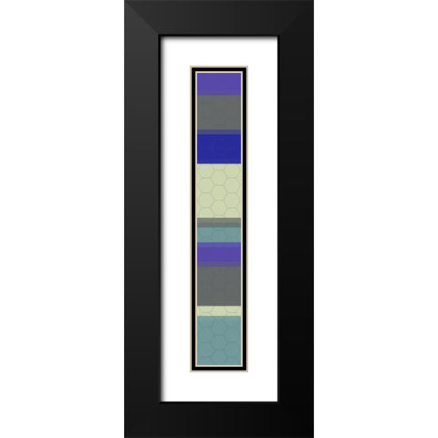 Tall Totem IV Black Modern Wood Framed Art Print with Double Matting by Grayscale