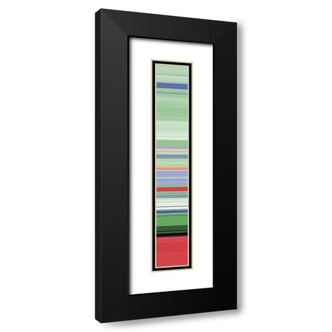 Tall Totem VII Black Modern Wood Framed Art Print with Double Matting by Grayscale