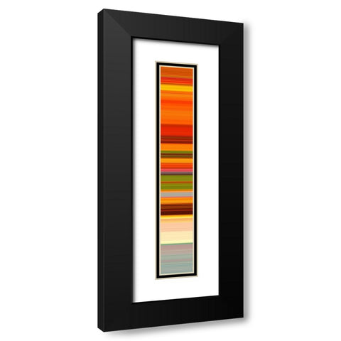 Tall Totem VIII Black Modern Wood Framed Art Print with Double Matting by Grayscale