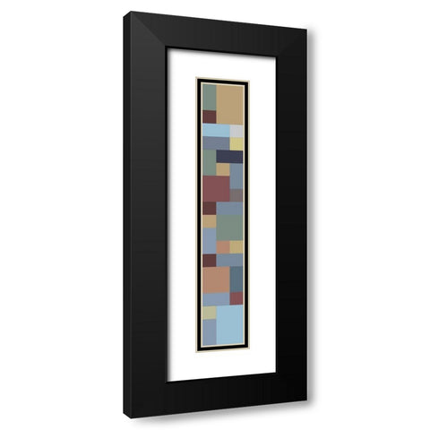 Tall Totem XI Black Modern Wood Framed Art Print with Double Matting by Grayscale