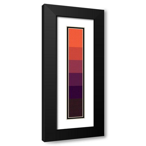 Tall Totem XV Black Modern Wood Framed Art Print with Double Matting by Grayscale