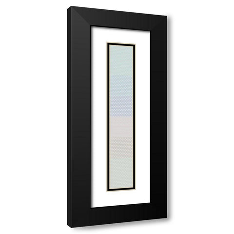 Tall Totem XVI Black Modern Wood Framed Art Print with Double Matting by Grayscale