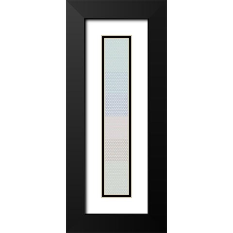 Tall Totem XVI Black Modern Wood Framed Art Print with Double Matting by Grayscale