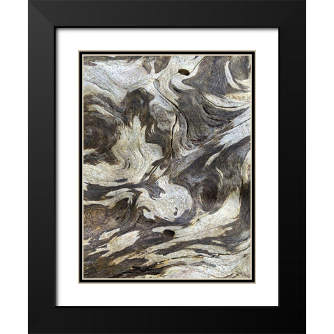 The Scream III Black Modern Wood Framed Art Print with Double Matting by Grayscale