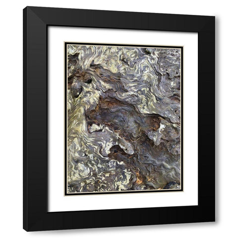 The Scream IV Black Modern Wood Framed Art Print with Double Matting by Grayscale