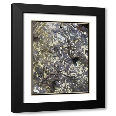 The Scream V Black Modern Wood Framed Art Print with Double Matting by Grayscale