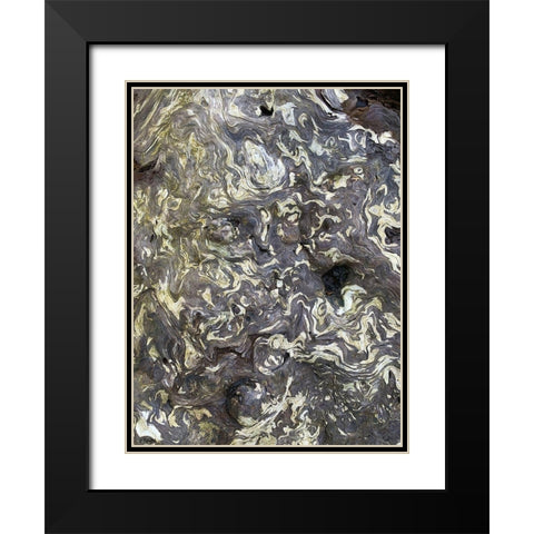 The Scream V Black Modern Wood Framed Art Print with Double Matting by Grayscale