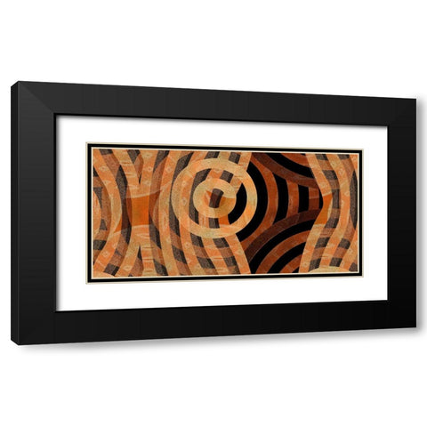 Direction 1 Black Modern Wood Framed Art Print with Double Matting by Tenoever, William