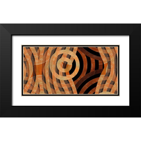 Direction 1 Black Modern Wood Framed Art Print with Double Matting by Tenoever, William