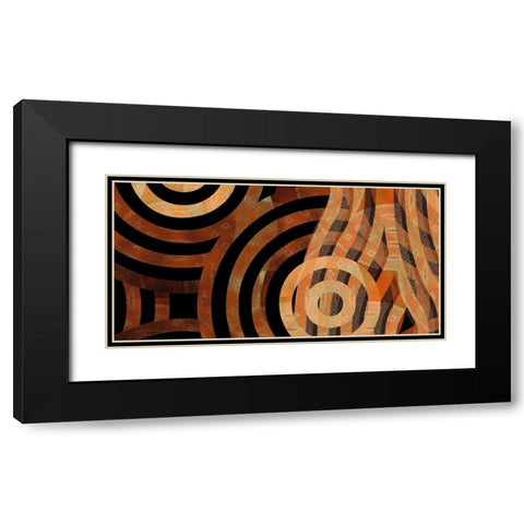 Direction 2 Black Modern Wood Framed Art Print with Double Matting by Tenoever, William