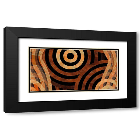 Direction 4 Black Modern Wood Framed Art Print with Double Matting by Tenoever, William