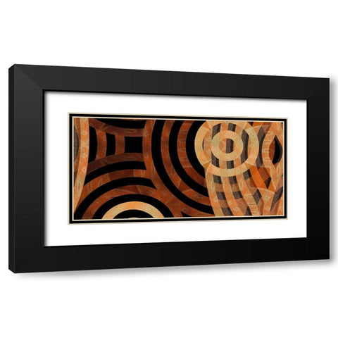 Direction 5 Black Modern Wood Framed Art Print with Double Matting by Tenoever, William