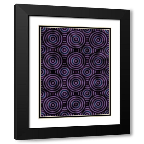 Shields 3 Black Modern Wood Framed Art Print with Double Matting by Tenoever, William