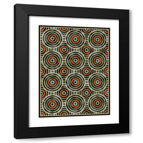 Shields 4 Black Modern Wood Framed Art Print with Double Matting by Tenoever, William