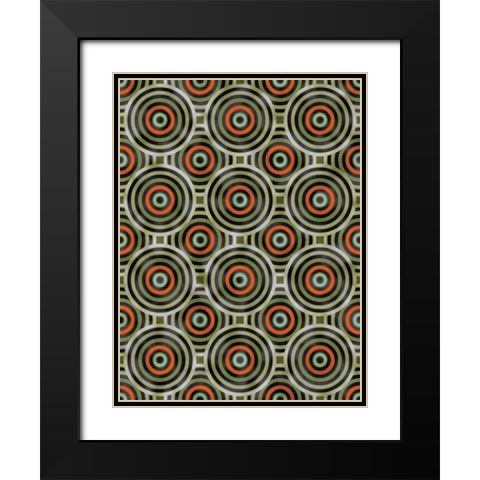 Shields 4 Black Modern Wood Framed Art Print with Double Matting by Tenoever, William