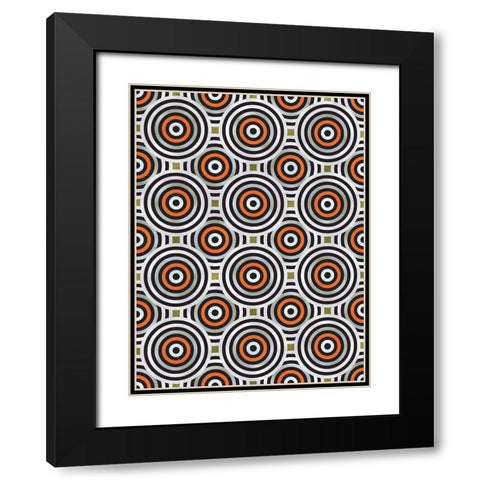 Shields 5 Black Modern Wood Framed Art Print with Double Matting by Tenoever, William