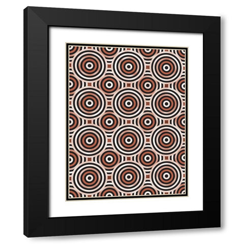 Shields 7 Black Modern Wood Framed Art Print with Double Matting by Tenoever, William