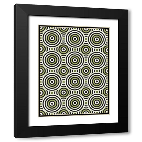 Shields 8 Black Modern Wood Framed Art Print with Double Matting by Tenoever, William