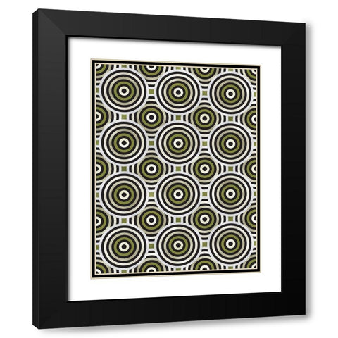 Shields 9 Black Modern Wood Framed Art Print with Double Matting by Tenoever, William
