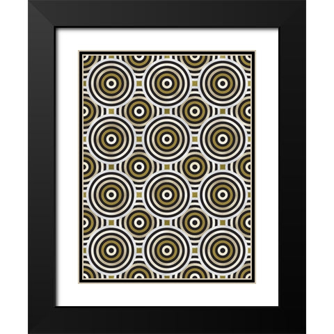 Shields 12 Black Modern Wood Framed Art Print with Double Matting by Tenoever, William