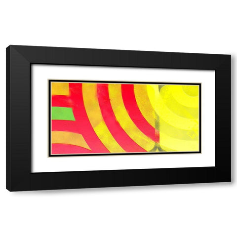 Graffiti in Red 3 Black Modern Wood Framed Art Print with Double Matting by Tenoever, William