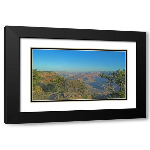 Grand Canyon 7: North Rim Black Modern Wood Framed Art Print with Double Matting by Popcorn