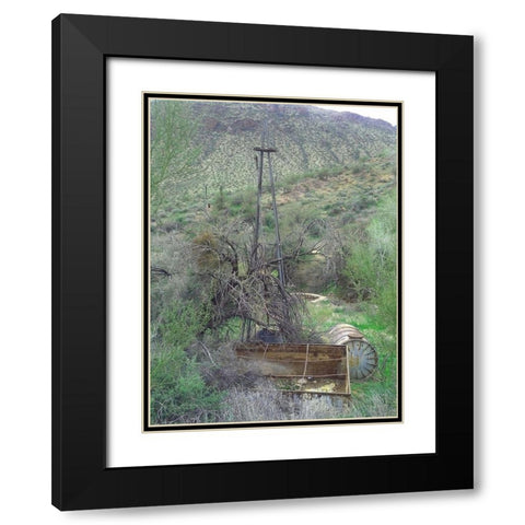 Dixie Mine Black Modern Wood Framed Art Print with Double Matting by Popcorn