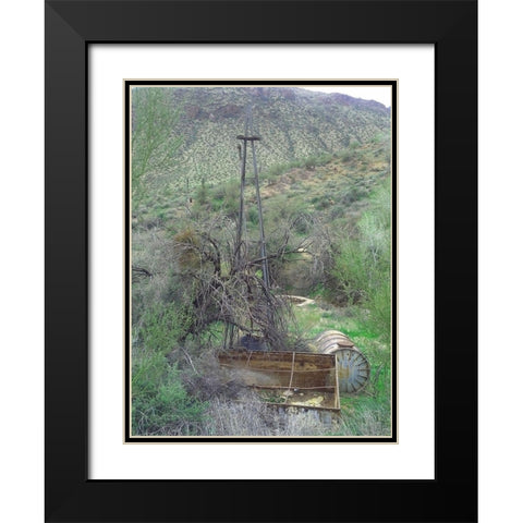 Dixie Mine Black Modern Wood Framed Art Print with Double Matting by Popcorn