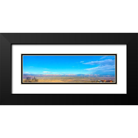 Verde Valley from Jerome Black Modern Wood Framed Art Print with Double Matting by Popcorn