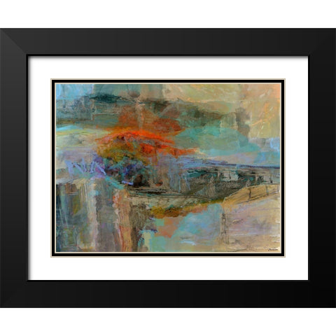 Emergence III Black Modern Wood Framed Art Print with Double Matting by Tienhaara, Michael