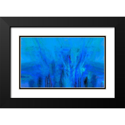 Mood Shift II Black Modern Wood Framed Art Print with Double Matting by Tienhaara, Michael