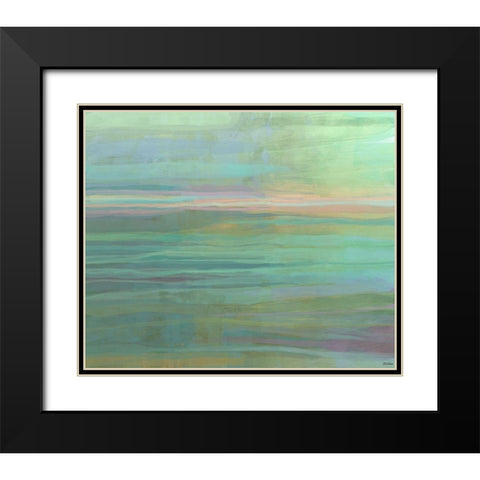 Passive II Black Modern Wood Framed Art Print with Double Matting by Tienhaara, Michael