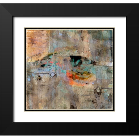 Reflective I WC V I Black Modern Wood Framed Art Print with Double Matting by Tienhaara, Michael