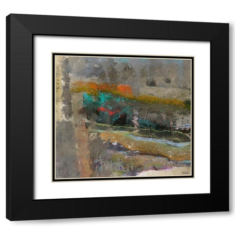 Reflective II FX Black Modern Wood Framed Art Print with Double Matting by Tienhaara, Michael