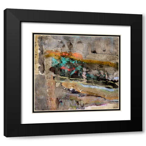 Reflective II WC V I Black Modern Wood Framed Art Print with Double Matting by Tienhaara, Michael