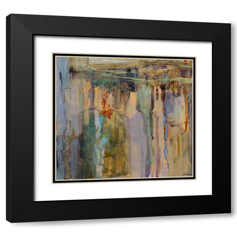 Musings I Black Modern Wood Framed Art Print with Double Matting by Tienhaara, Michael