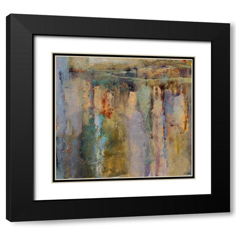 Musings I FX Black Modern Wood Framed Art Print with Double Matting by Tienhaara, Michael