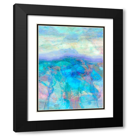 Derivative I Black Modern Wood Framed Art Print with Double Matting by Tienhaara, Michael