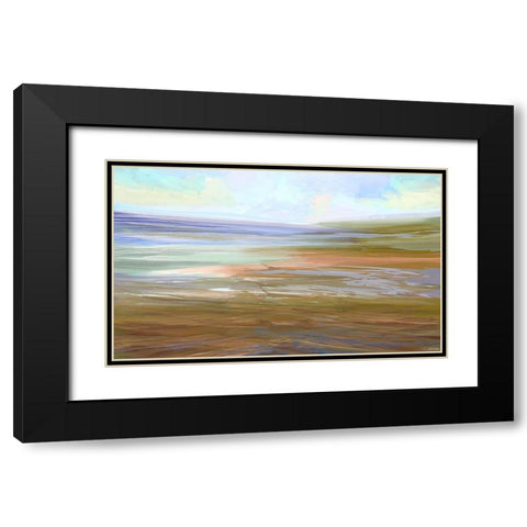 Autumn Song IV Black Modern Wood Framed Art Print with Double Matting by Tienhaara, Michael