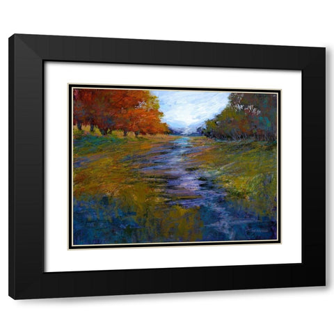 Tranquill Dreams IV Black Modern Wood Framed Art Print with Double Matting by Tienhaara, Michael