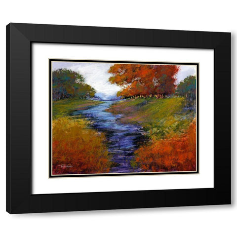 Tranquil Dreams I Black Modern Wood Framed Art Print with Double Matting by Tienhaara, Michael
