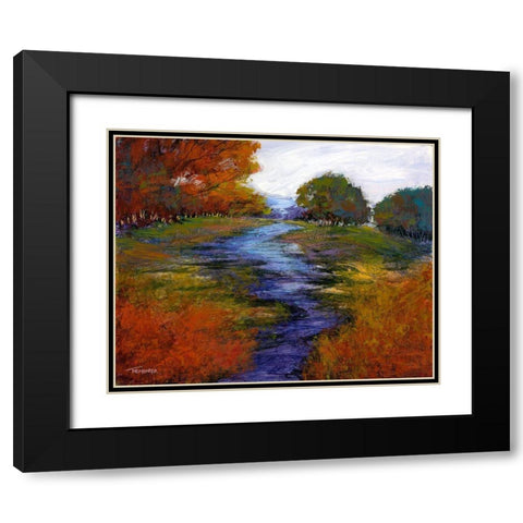 Tranquil Dreams III Black Modern Wood Framed Art Print with Double Matting by Tienhaara, Michael