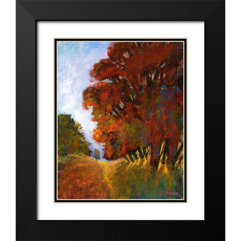 Falls Romance II Black Modern Wood Framed Art Print with Double Matting by Tienhaara, Michael