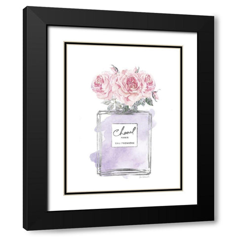 Silver Perfume and Flowers VIII Black Modern Wood Framed Art Print with Double Matting by Greenwood, Amanda