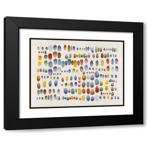Playful III Black Modern Wood Framed Art Print with Double Matting by Perry, Angela