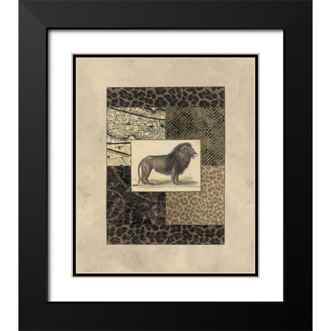 Exotic I Black Modern Wood Framed Art Print with Double Matting by Weaver, Amy
