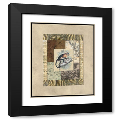 Exotic V Black Modern Wood Framed Art Print with Double Matting by Weaver, Amy